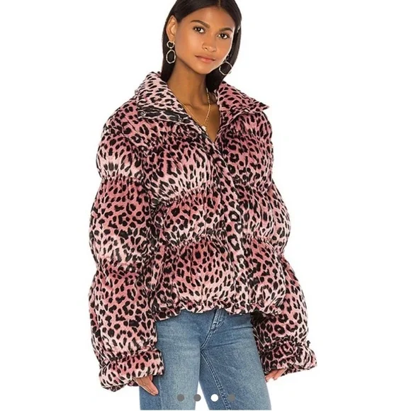 Revolve LPA Pink Sora Leopard Jacket - Picture 4 of 8